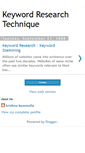 Mobile Screenshot of keywordresearchtechnique.blogspot.com