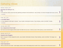 Tablet Screenshot of gatheringvoices.blogspot.com