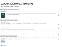 Tablet Screenshot of comunicacionorganizacionalempresarial.blogspot.com