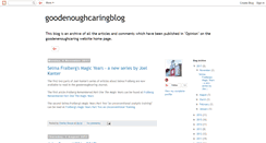 Desktop Screenshot of goodenoughcaring.blogspot.com