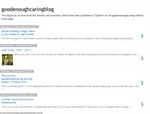 Tablet Screenshot of goodenoughcaring.blogspot.com
