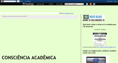 Desktop Screenshot of conscienciaacademica.blogspot.com