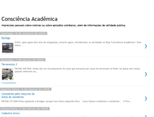 Tablet Screenshot of conscienciaacademica.blogspot.com