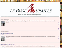 Tablet Screenshot of lepassemuraille.blogspot.com