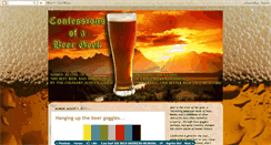 Desktop Screenshot of confessionsofabeerkgeek.blogspot.com