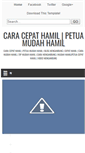 Mobile Screenshot of cara-cepat-hamil.blogspot.com