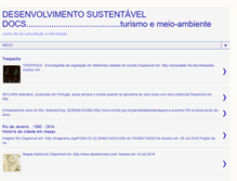 Tablet Screenshot of desenvolvimentosustentaveldocs.blogspot.com