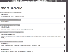 Tablet Screenshot of estoesunchollo.blogspot.com