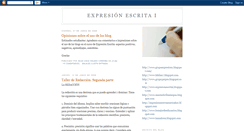 Desktop Screenshot of expresionescrita1.blogspot.com