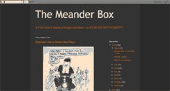 Desktop Screenshot of meanderbox.blogspot.com