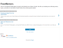 Tablet Screenshot of free4renters.blogspot.com