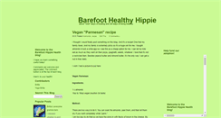 Desktop Screenshot of barefoothealthyhippie.blogspot.com