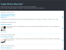 Tablet Screenshot of cademinhamarmita.blogspot.com