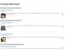 Tablet Screenshot of liturgiadominica.blogspot.com