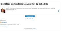 Tablet Screenshot of bibliotecabobadilla.blogspot.com