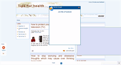 Desktop Screenshot of dailytipsforhealth.blogspot.com