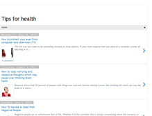 Tablet Screenshot of dailytipsforhealth.blogspot.com
