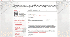 Desktop Screenshot of impressoes-expressivas.blogspot.com