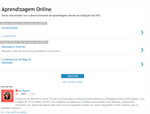 Tablet Screenshot of ensino-aprendizagem-online.blogspot.com