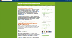 Desktop Screenshot of consejodedefensadelavivienda.blogspot.com