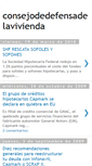 Mobile Screenshot of consejodedefensadelavivienda.blogspot.com