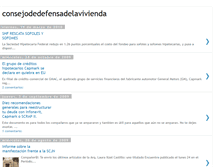 Tablet Screenshot of consejodedefensadelavivienda.blogspot.com