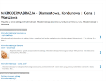 Tablet Screenshot of mikrodermabrazja.blogspot.com