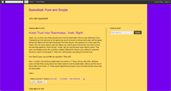Desktop Screenshot of basketballpureandsimple.blogspot.com