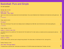 Tablet Screenshot of basketballpureandsimple.blogspot.com