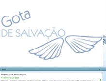 Tablet Screenshot of gotadesalvacao.blogspot.com