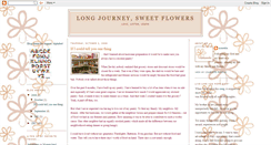 Desktop Screenshot of longjourneysweetflowers.blogspot.com