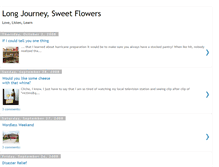 Tablet Screenshot of longjourneysweetflowers.blogspot.com