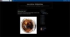 Desktop Screenshot of galeriapequena.blogspot.com