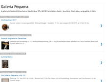 Tablet Screenshot of galeriapequena.blogspot.com