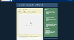 Desktop Screenshot of comment-acheter-sur-internet.blogspot.com