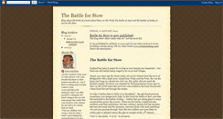 Desktop Screenshot of battleforstow.blogspot.com