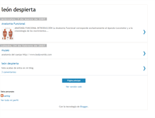 Tablet Screenshot of leondespierta.blogspot.com
