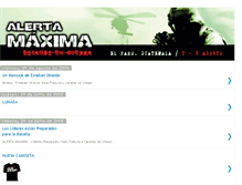 Tablet Screenshot of alertamaxima-lared.blogspot.com