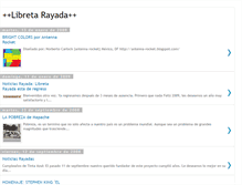 Tablet Screenshot of libreta-rayada.blogspot.com