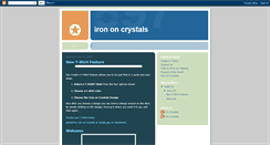 Desktop Screenshot of iron-on-crystals.blogspot.com