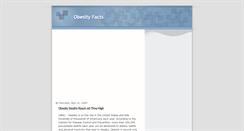 Desktop Screenshot of obesity-facts.blogspot.com