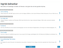 Tablet Screenshot of ingridsboktankar.blogspot.com