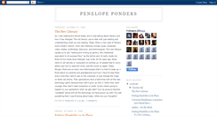 Desktop Screenshot of penelopeponders.blogspot.com