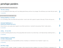 Tablet Screenshot of penelopeponders.blogspot.com