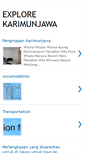 Mobile Screenshot of explorekarimunjawa.blogspot.com