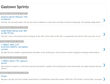Tablet Screenshot of gastownsprints.blogspot.com