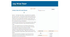 Desktop Screenshot of 123webtrip.blogspot.com