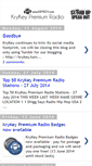Mobile Screenshot of krykeywebradio.blogspot.com