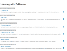 Tablet Screenshot of learningwithpatterson.blogspot.com