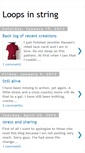 Mobile Screenshot of loopsinstring.blogspot.com